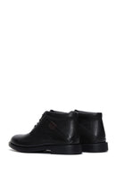 Men's Black Leather Classic Boots | Derimod