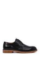 Men's Black Lace Up Leather Casual Shoes | Derimod