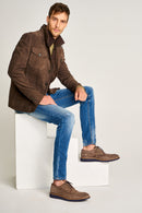 Men's Mink Suede Leather Shoes | Derimod