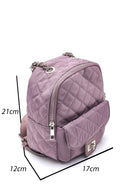 Women's Square Pattern Backpack | Derimod