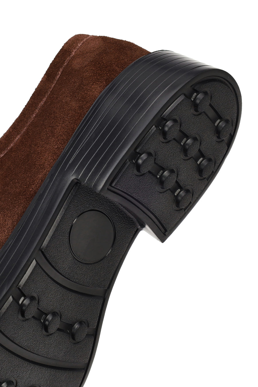 Men's Brown Lace-Up Suede Leather Casual Shoes