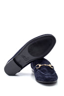 Women's Suede Buckle Detailed Loafer | Derimod