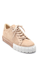 Women's Suede Sneaker | Derimod