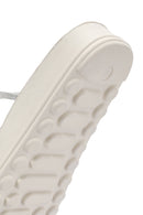 Women's Transparent Double Buckle Stone-Embellished Slippers | Derimod