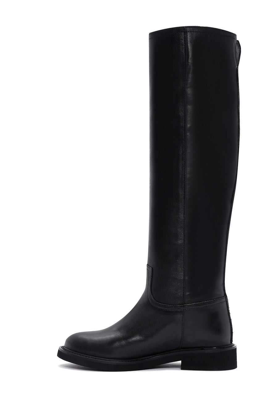 Women's Black Leather Casual Leather Boots
