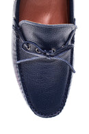 Men's Navy Blue Leather Casual Loafer | Derimod