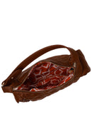 Woman Brown Long-Strap Quilted Shoulder Bag | Derimod