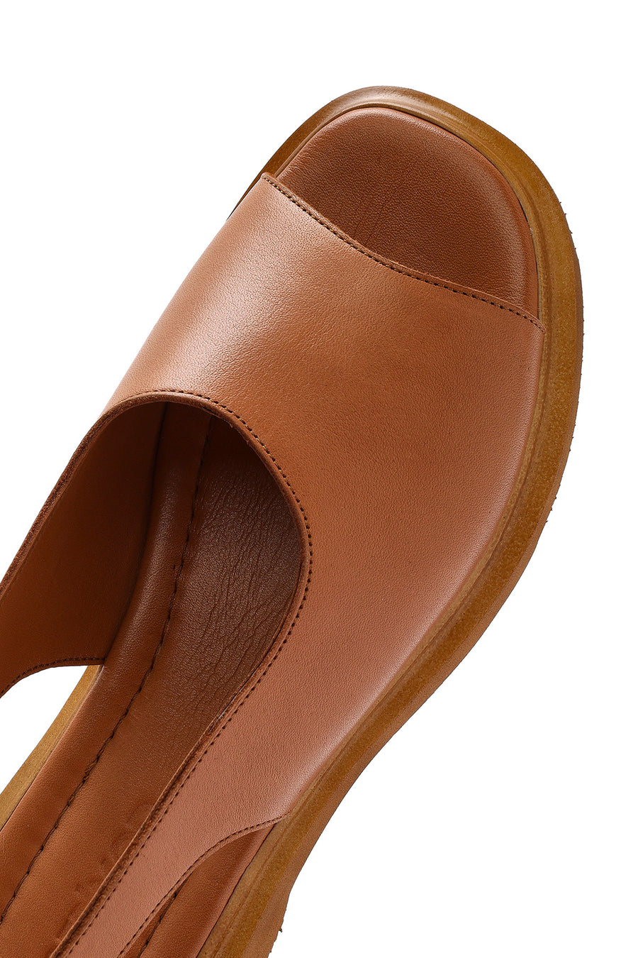 Women's Tan Leather Sandals
