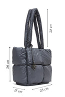 Women's Gray Quilted Shoulder Bag | Derimod