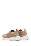 Kadın Bej Desenli Kumaş Sneaker | Derimod