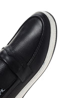 Erkek Siyah Deri Loafer | Derimod