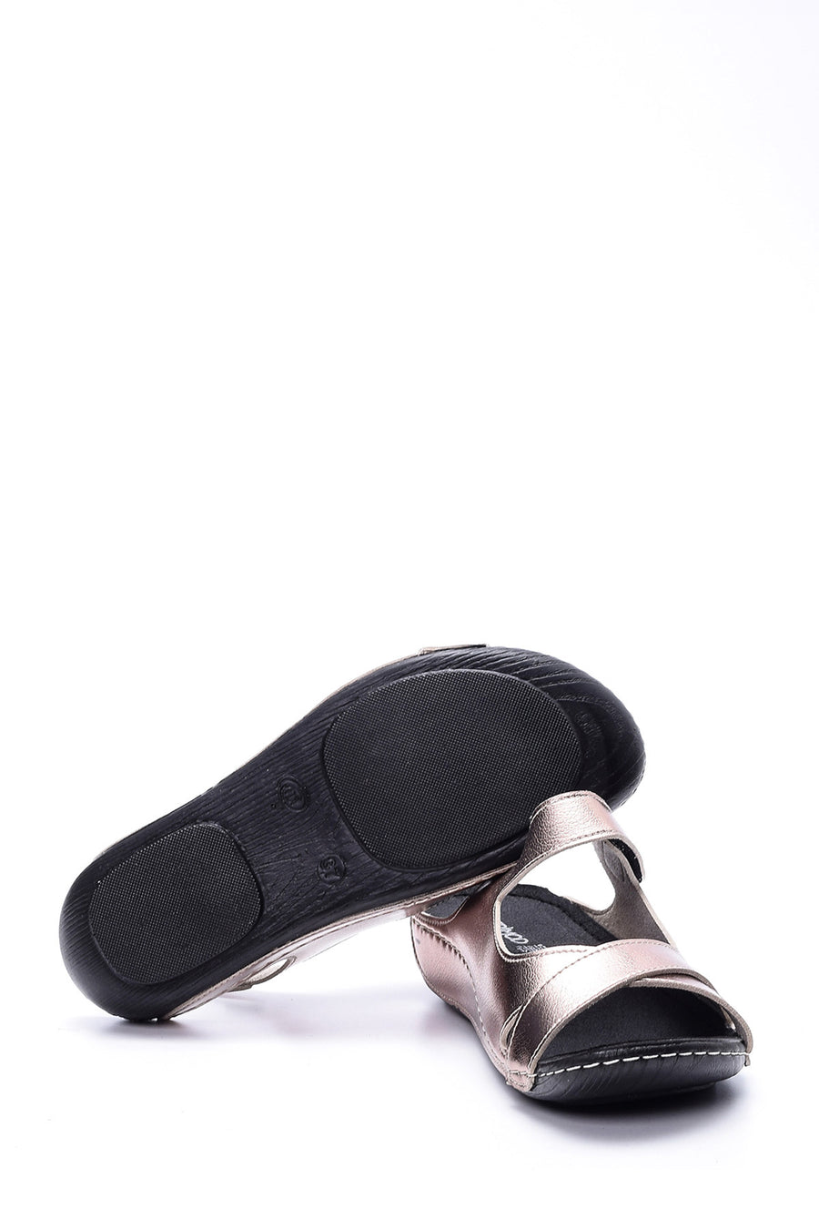 Women's Gold Comfort Sandals