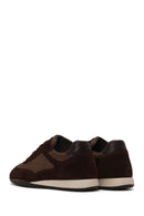 Woman Brown Lace-up Suede Leather Sneaker | Derimod