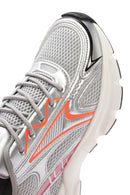 Women's Orange Chunky Sole Lace-Up Sneakers | Derimod