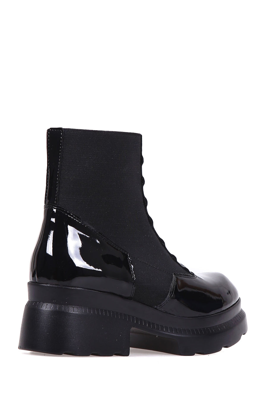 Patent Leather Detailed Women's Boots