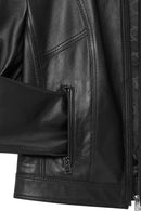 Kylie Women's Black Short Leather Jacket | Derimod
