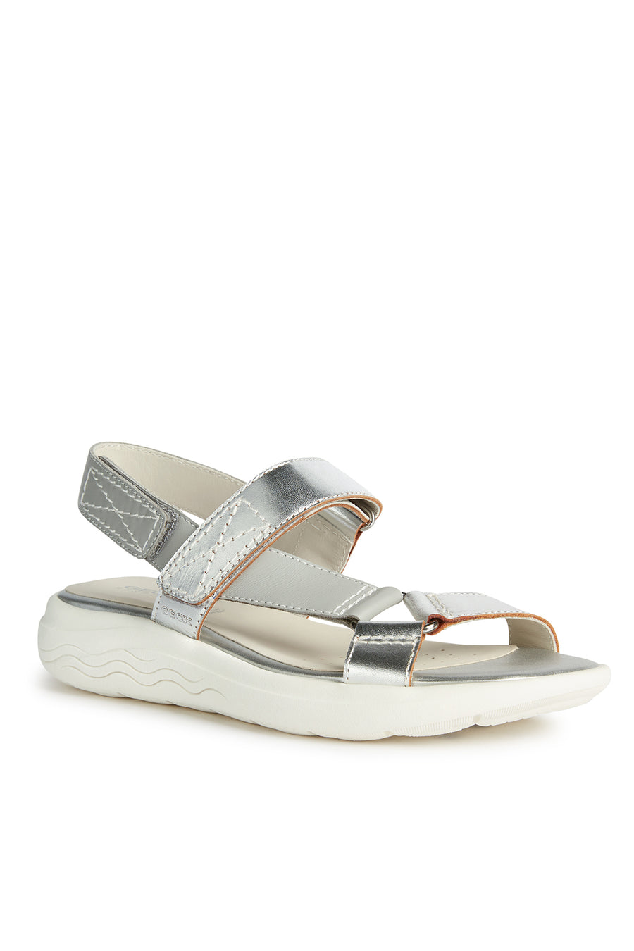 Geox Women's Silver Spherica Ec5w Sandals