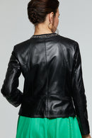 Olivia Women's Leather Jacket | Derimod