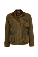 Liberty Woman Khaki Suede Jacket | Derimod