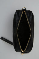 Black Women's Leather Crossbody Bag | Derimod