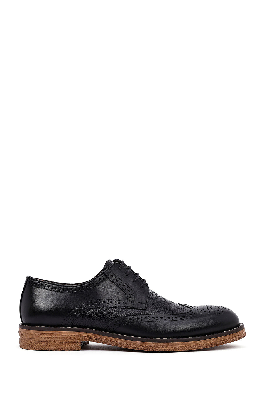 Men's Black Lace Up Leather Casual Shoes 25WFD603814 | Derimod