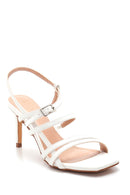 Women's White Heeled Sandals | Derimod
