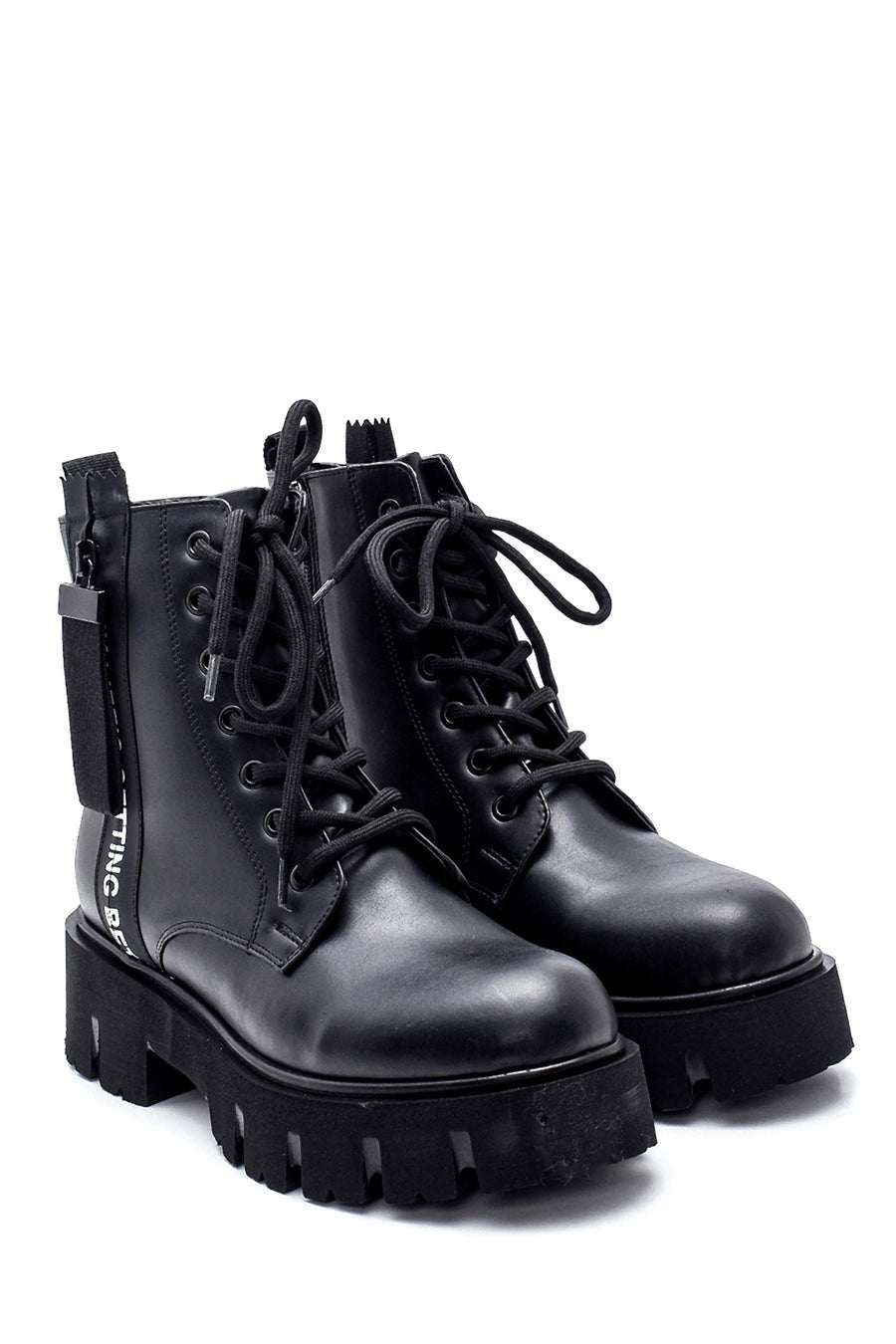 Women's Thick Soled Zippered Boots