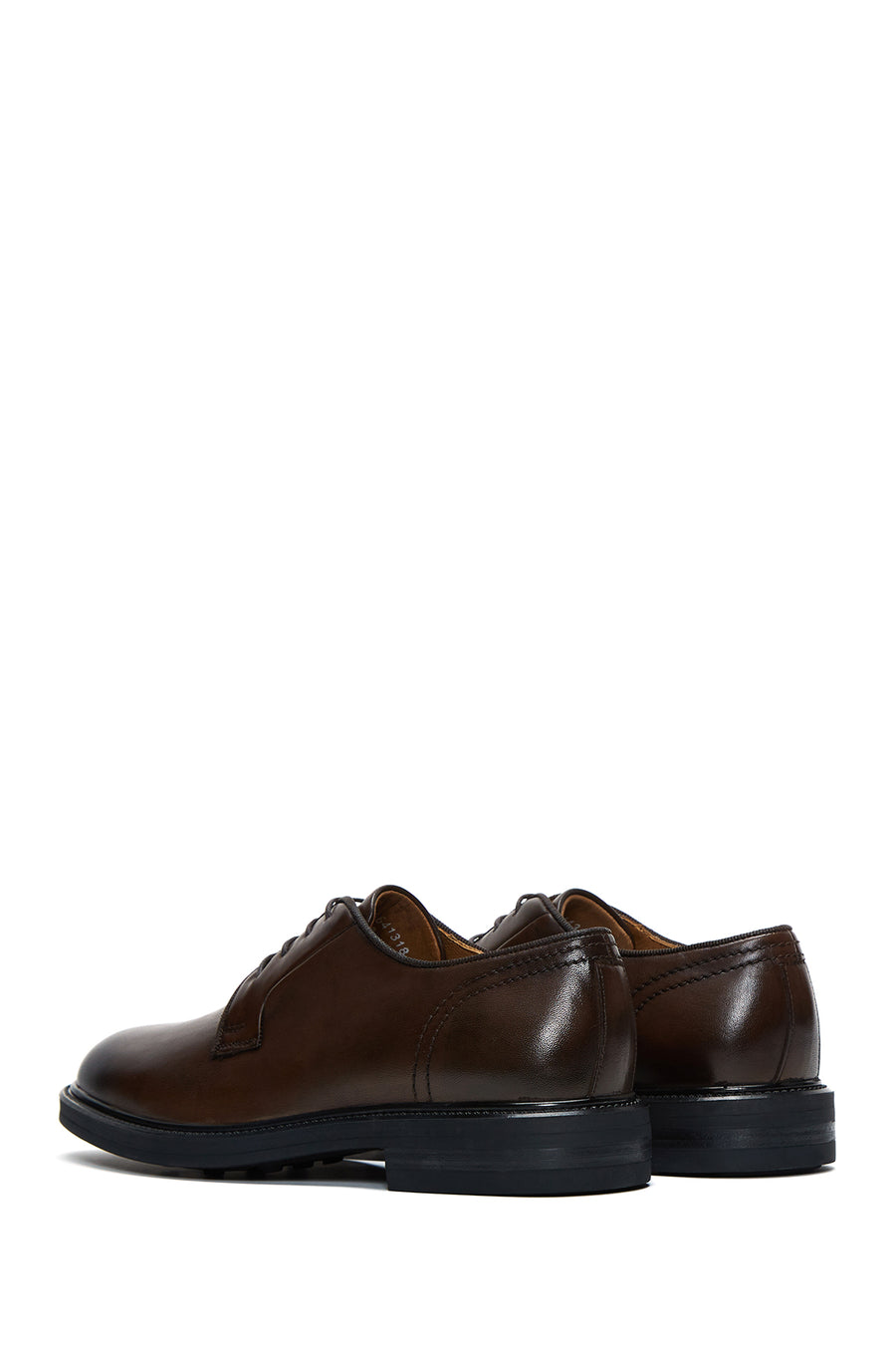Men's Brown Lace-up Leather Casual Shoes