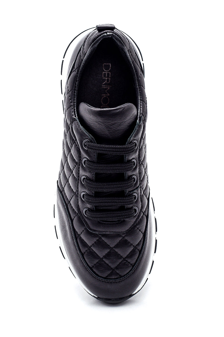 Women's Leather Quilted Sneaker