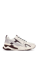 Woman Burgundy Lace-Up Chunky Sneaker | Derimod
