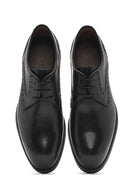 Men's Black Laced Leather Classic Shoes | Derimod