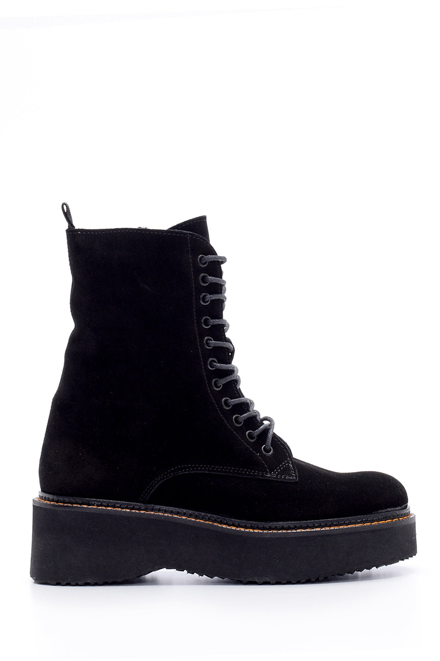 Women's Suede Leather Boots 19WFD225410 | Derimod