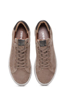 Woman Mink Lace-Up Suede Leather Sneaker | Derimod