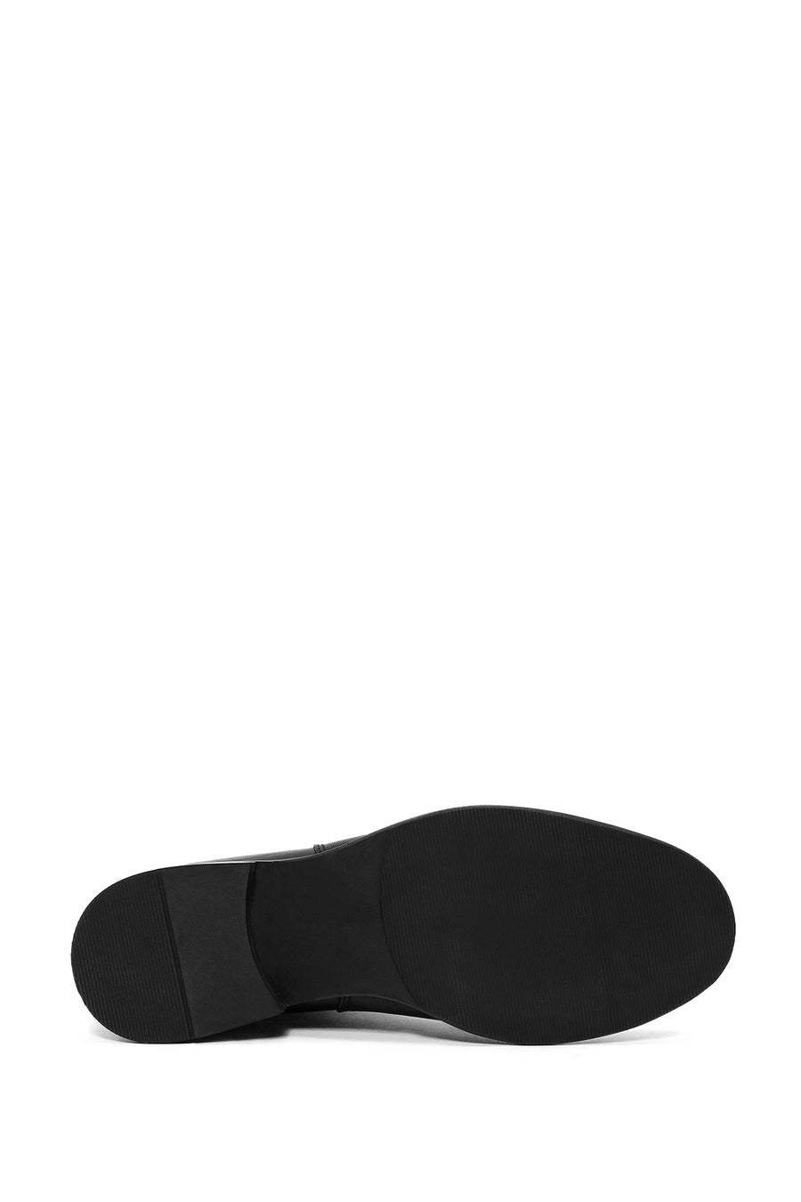 Women's Black Leather Chelsea Boots