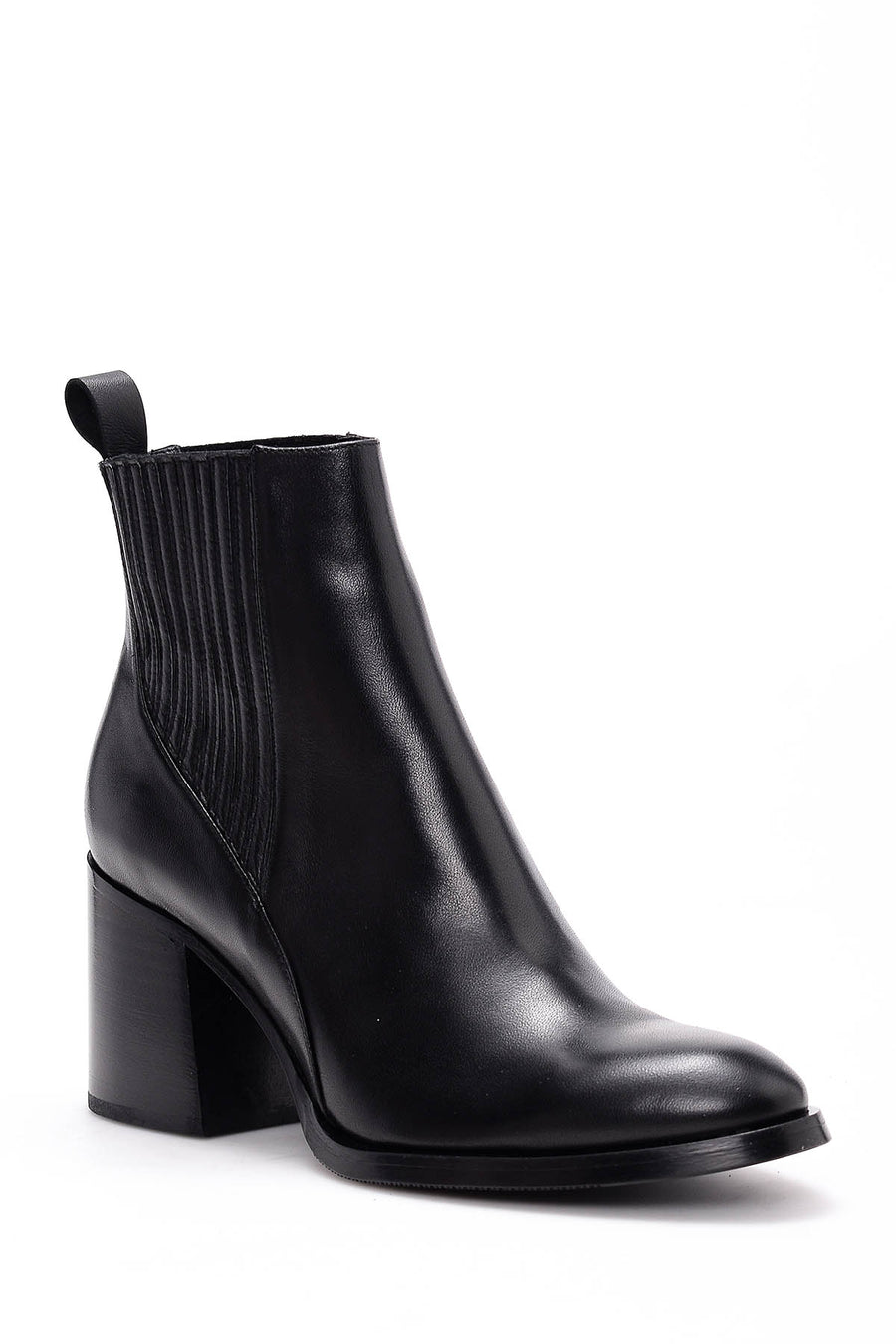 Women's Heeled Leather Boots