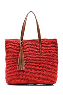 Women's Straw Shoulder Bag | Derimod