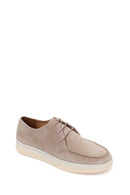 Male Beige Lace-up Suede Casual Shoes | Derimod