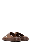 Women's Bronze Comfort Slippers | Derimod