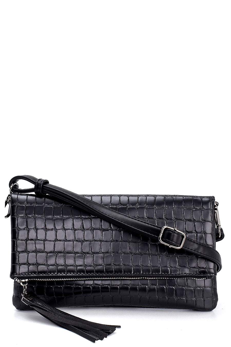Women's Crocodile Patterned Crossbody Bag 20WBD2659E3 | Derimod