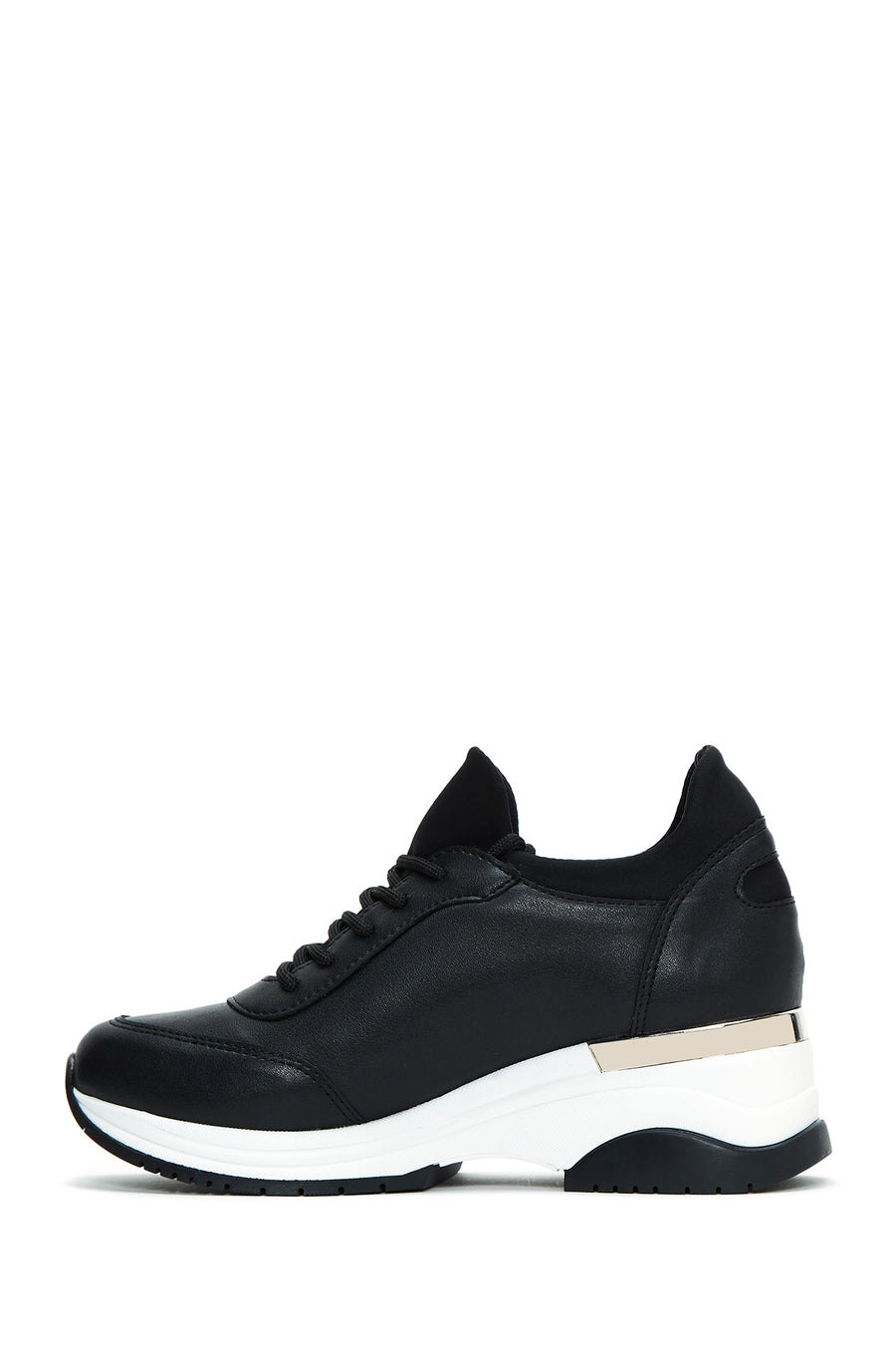 Kadın Siyah Dolgu Topuklu Sneaker