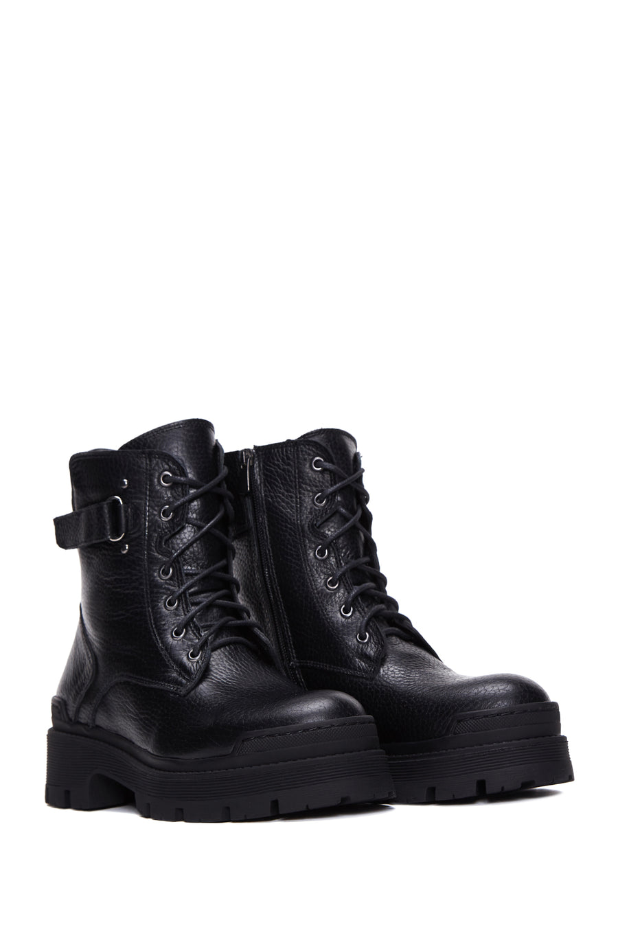Women's Black Leather Boots