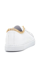 Women's Leather Chain Sneaker | Derimod