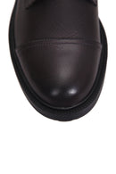 Men's Zippered Leather Boots | Derimod