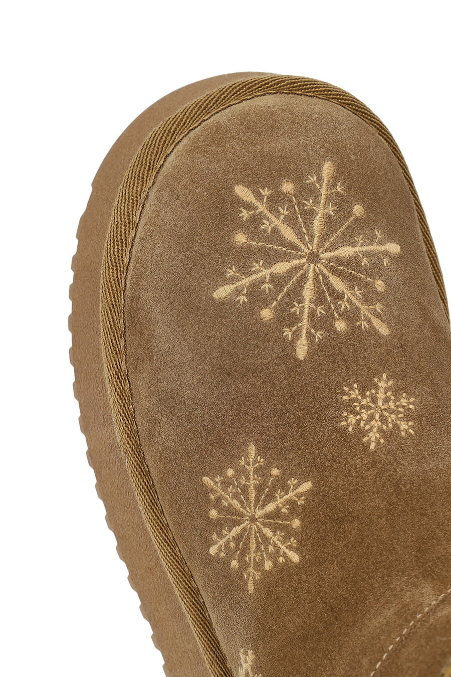 Woman Taba Patterned Suede Teddy Boots