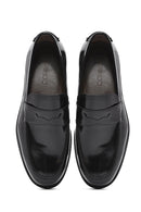 Erkek Siyah Deri Klasik Loafer | Derimod