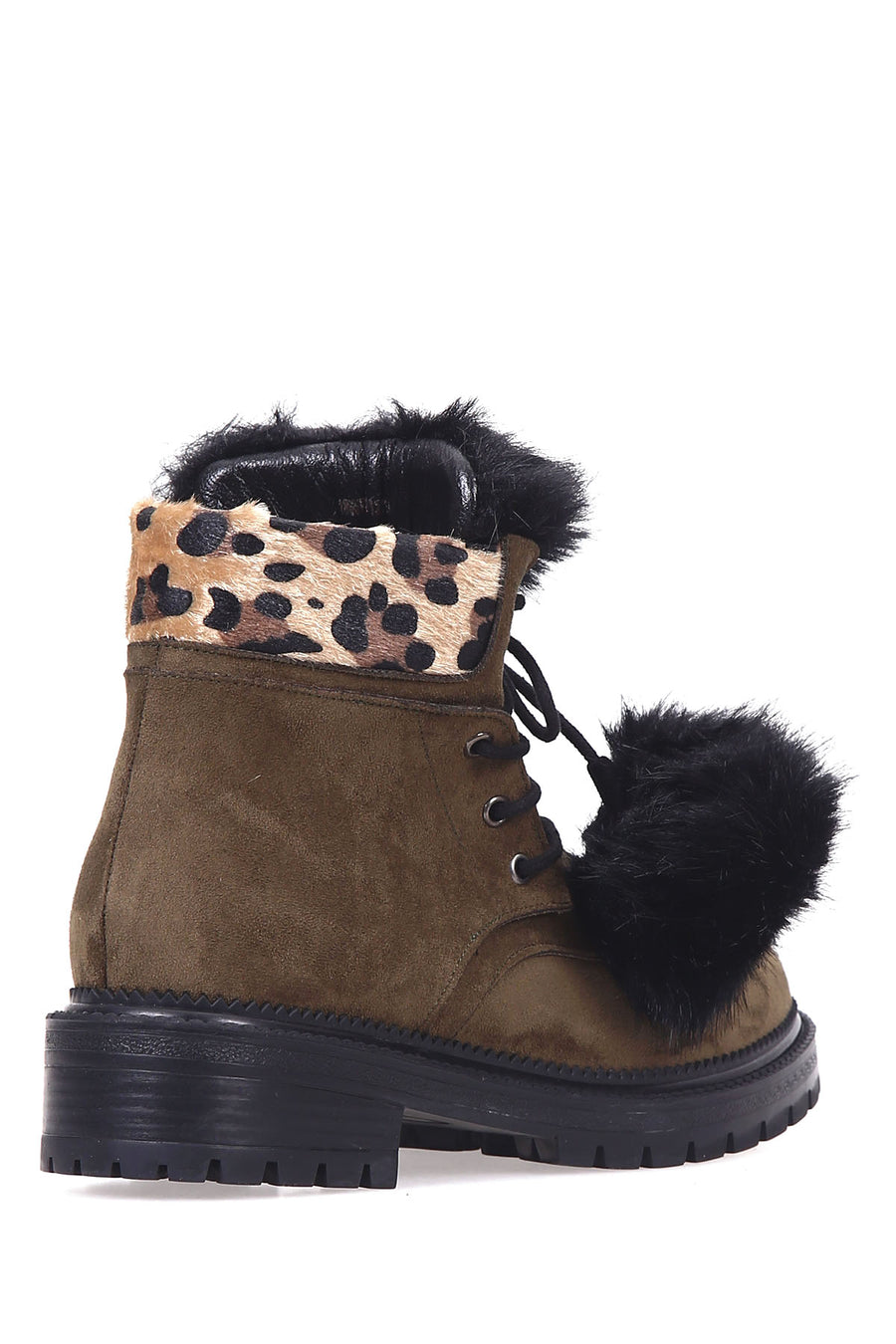 Women's Leopard Detailed Boots