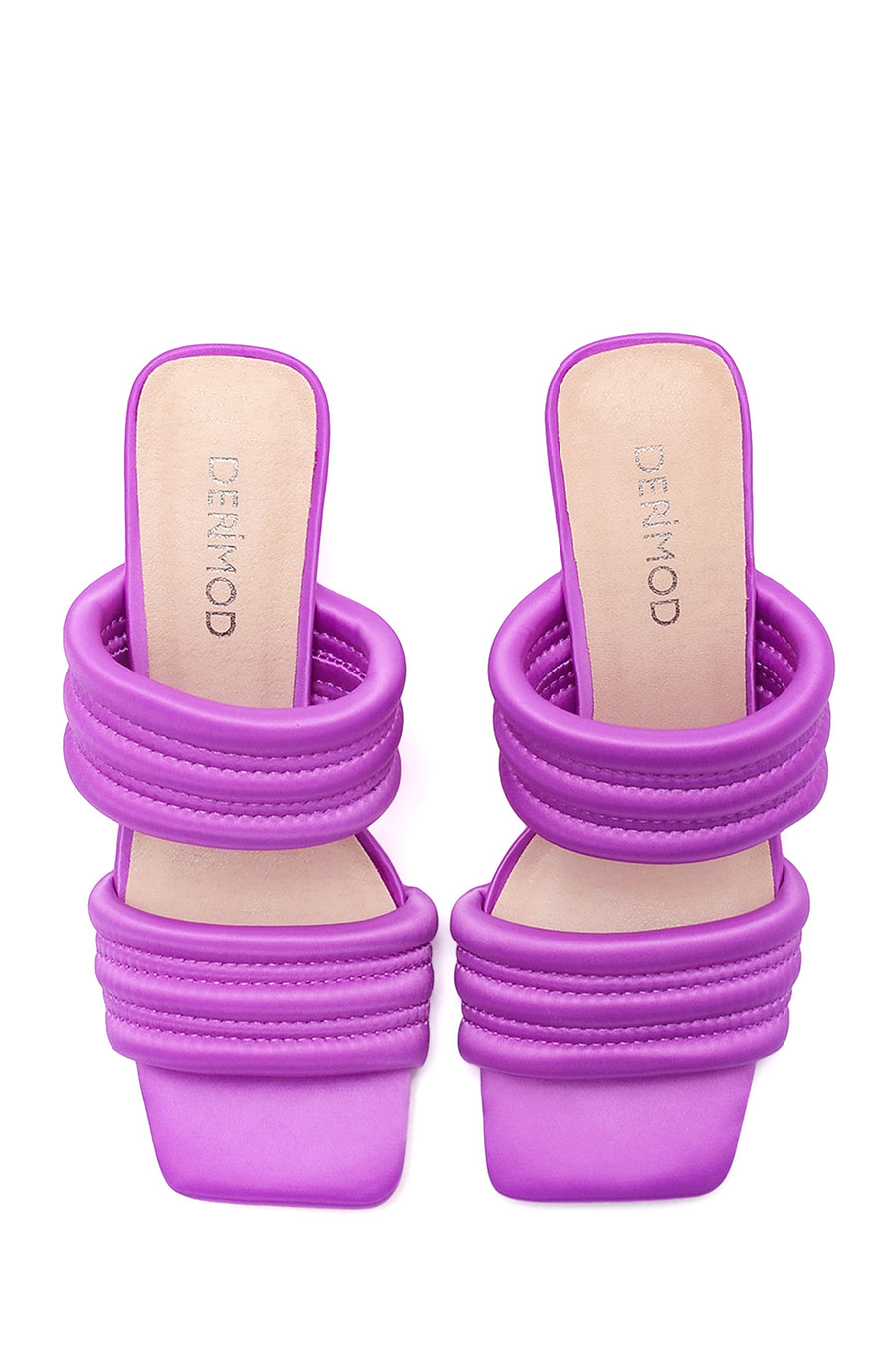 Women's Purple Heeled Slippers