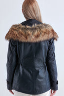 Wendy Women's Leather Jacket | Derimod