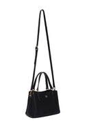 Women's Black Long Strap Printed Mini Handbag | Derimod