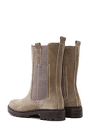 Women's Mink Suede Leather Chelsea Boots | Derimod